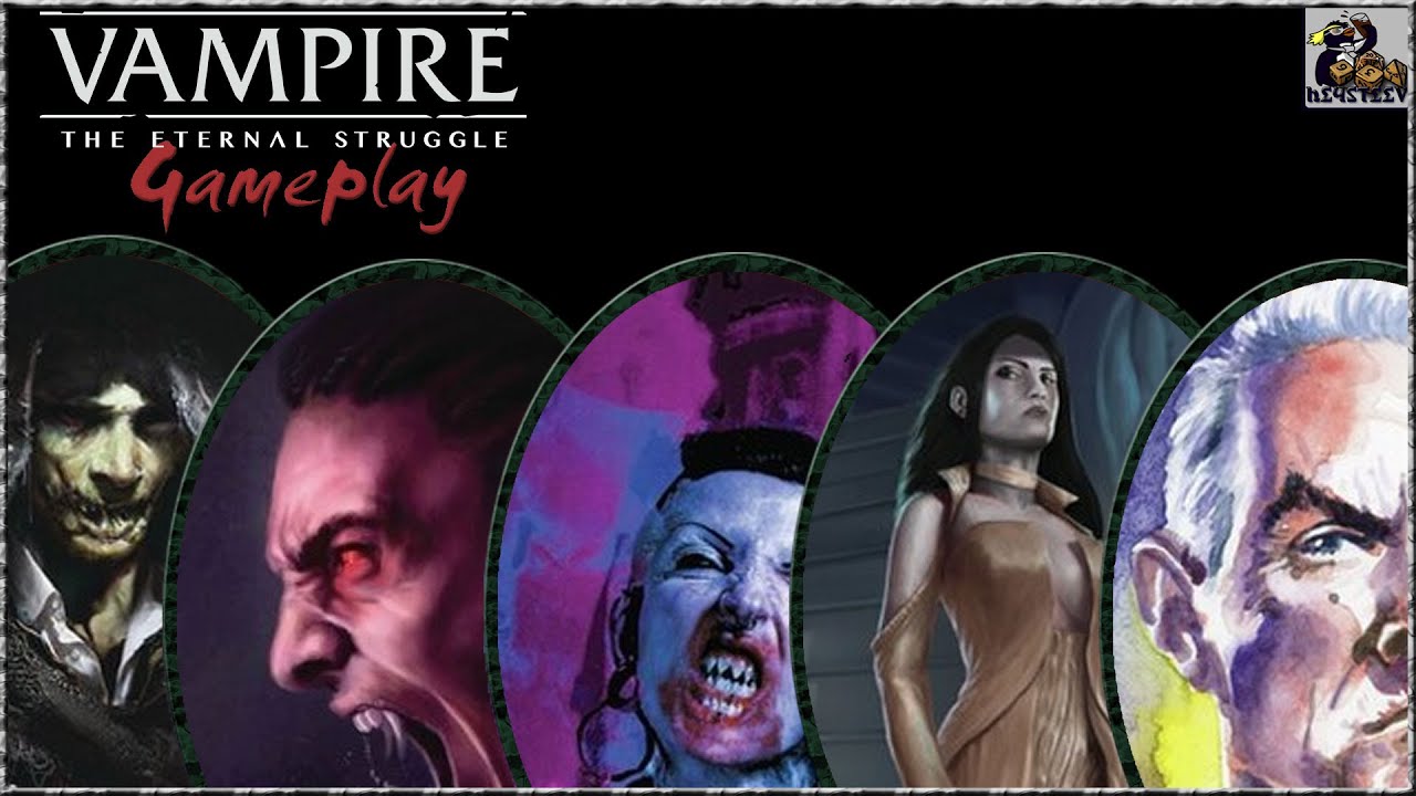 Yosha Tries V5 - VTES Gameplay - The Vampire the Masquerade Card Game