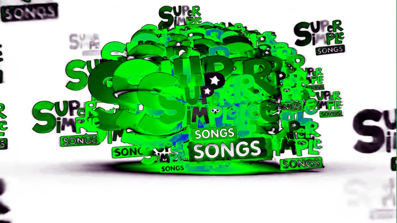 Super Simple Songs Multiple Combined 100x Intro Logo | Sponsored By: Gamavision Csupo Effects