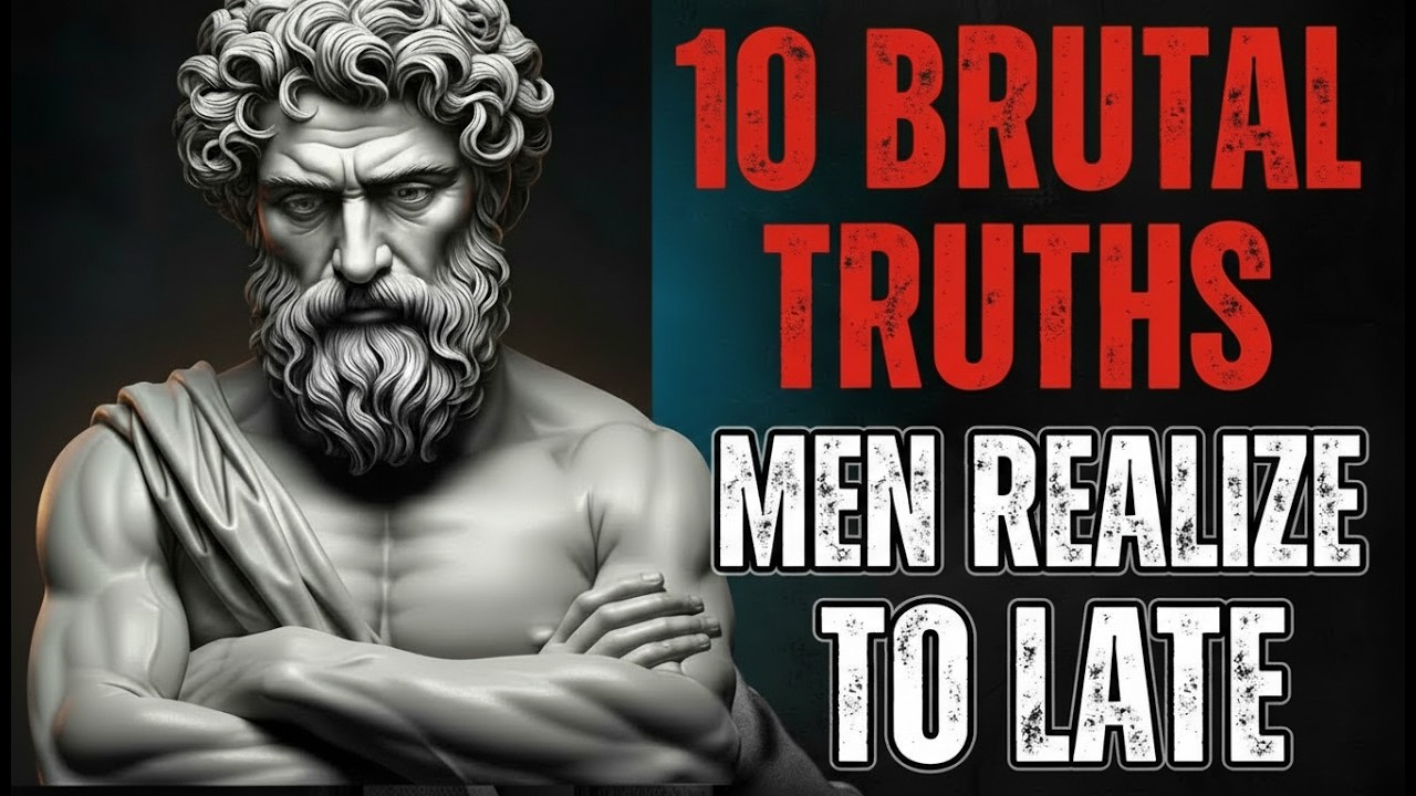 10 Things Men Realize Too Late in Life (Brutal Truths) | Stoicism