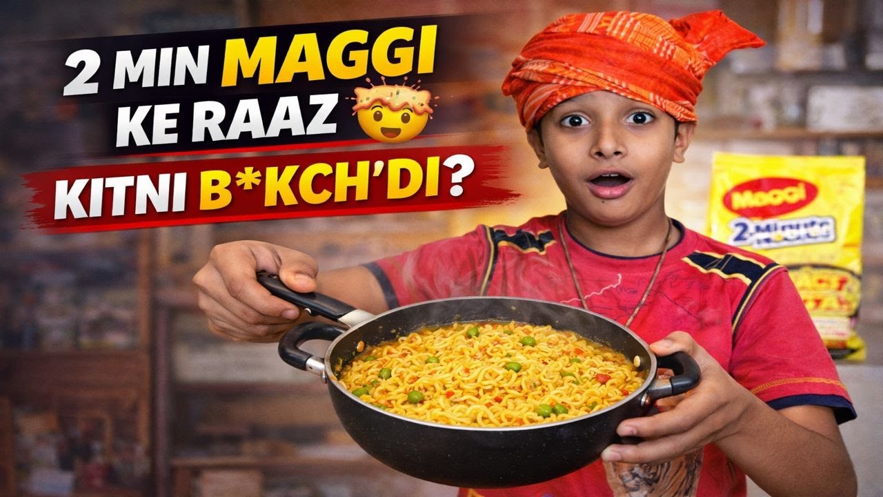 2 Min Maggi Ke Raaz 🤯 | Aao Dekhte Hain Kitni BKCHDI Hai 😂🍜