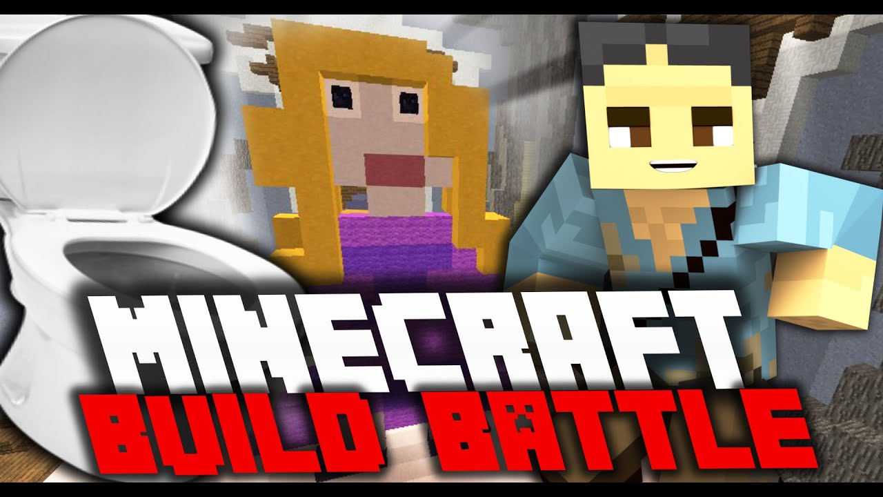 MINECRAFT: BUILD BATTLE - LA PRINCIPESSA PEACH E LA TAZZINA DEL CESSO !!