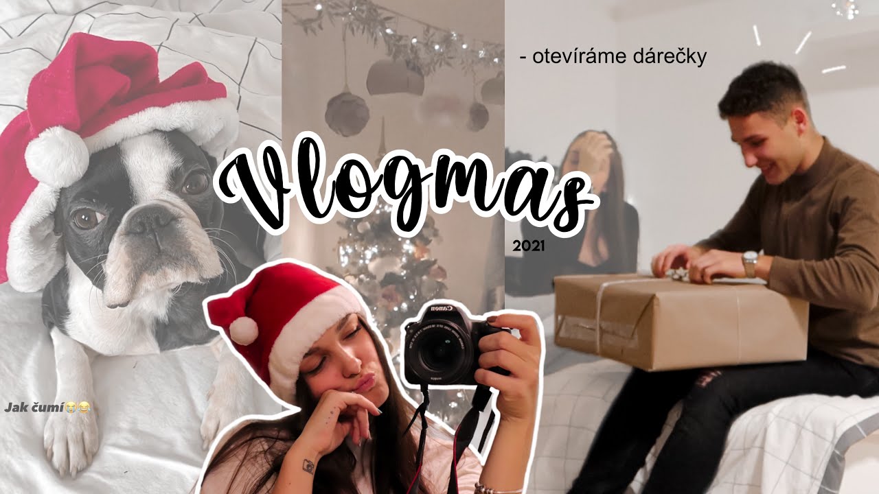 VLOGMAS | Co jsem dostala od přítele?, zabaluju a rozbaluju dárky,…