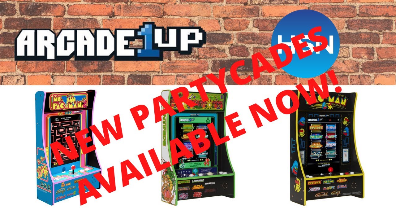 Arcade1up: In Depth Look at 3 New PartyCades from HSN. Ms. Pac-man, Centipede and Pac-man!