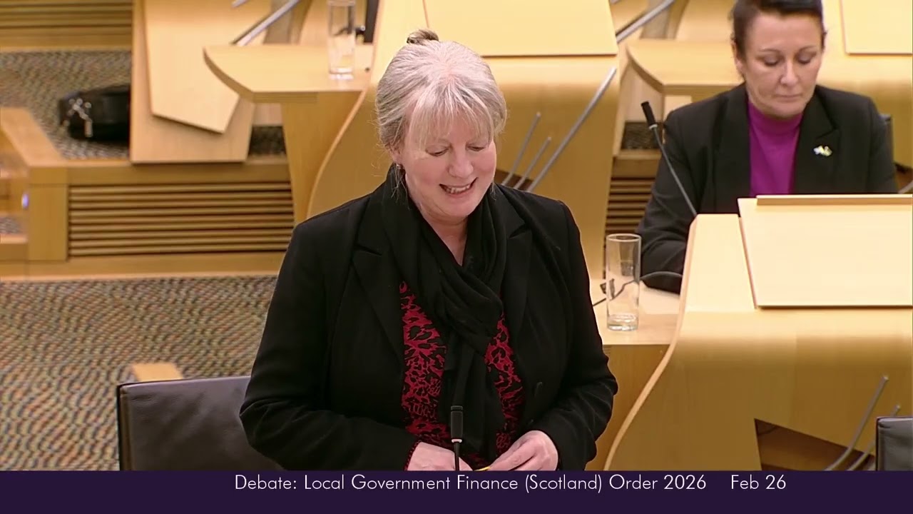 Scottish Government Debate: Local Government Finance (Scotland) Order 2026 - 26 February 2026
