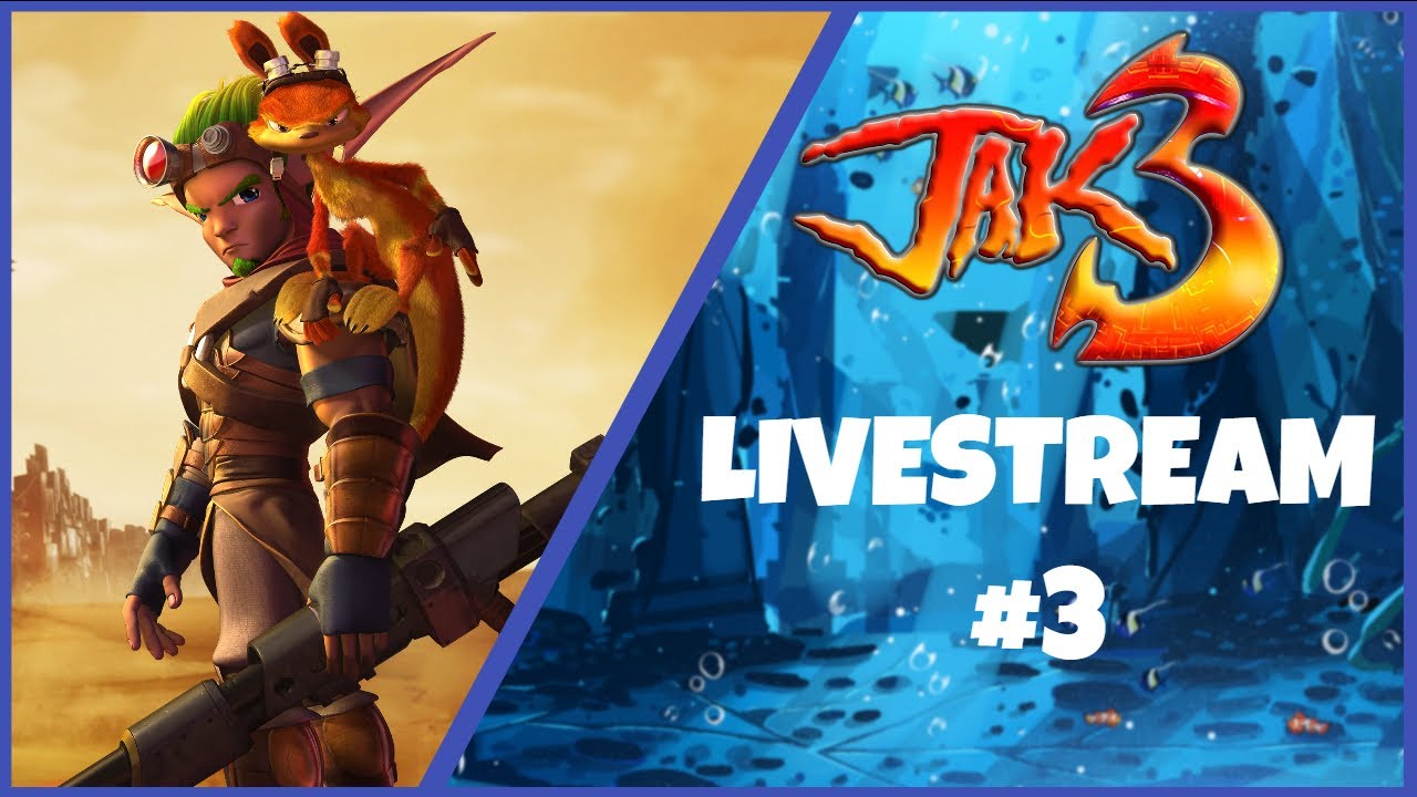 🔴 Jak 3 - First Playthough; how far can I go today with Act 2?  - Livestream #3