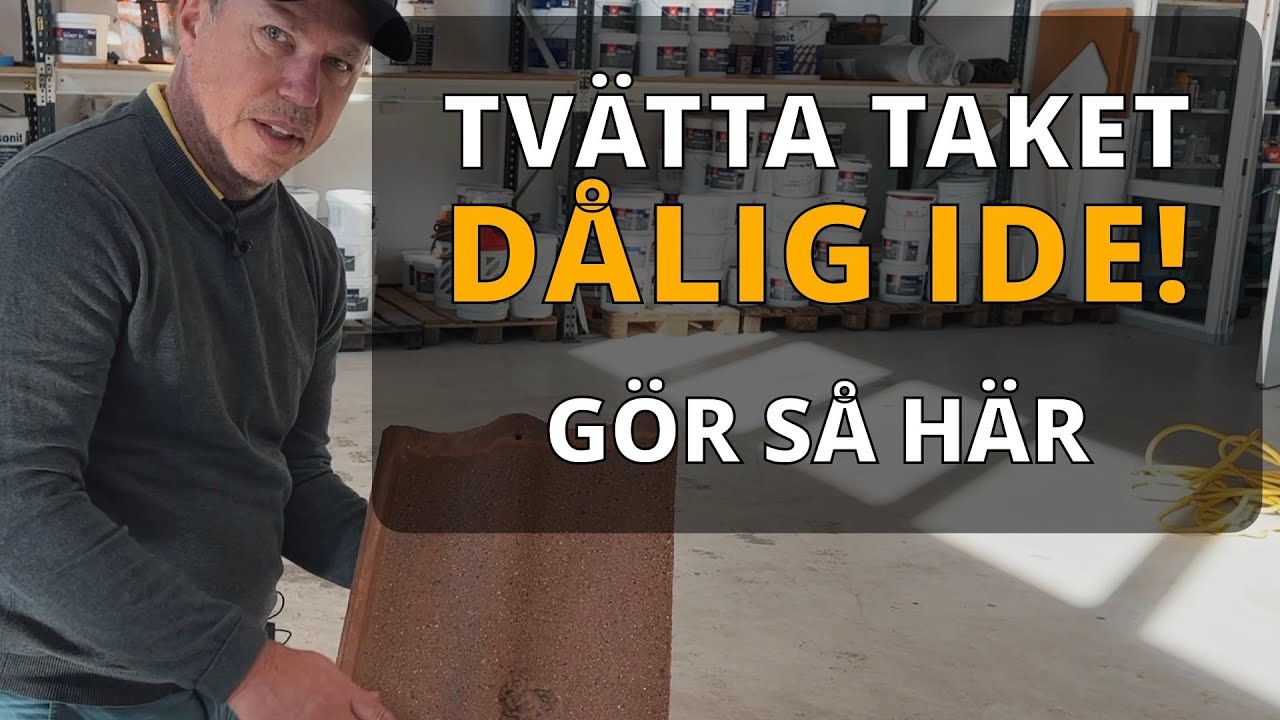 Taktvätt i Göteborg: Varför det inte räcker att bara tvätta för att ta bort mossa?