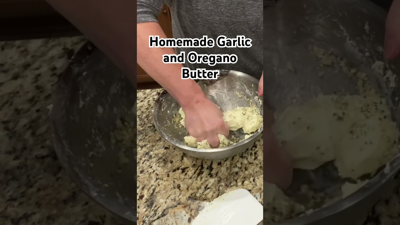 Homemade Garlic and Oregano Butter #food #homemaker #family #cooking #foodlover #foodie