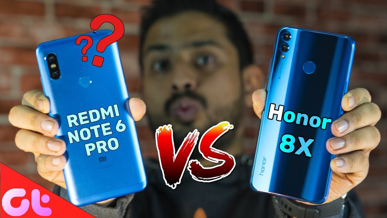 Redmi Note 6 Pro vs Honor 8X Comparison, Camera, Speed, Design, Battery | GT Hindi