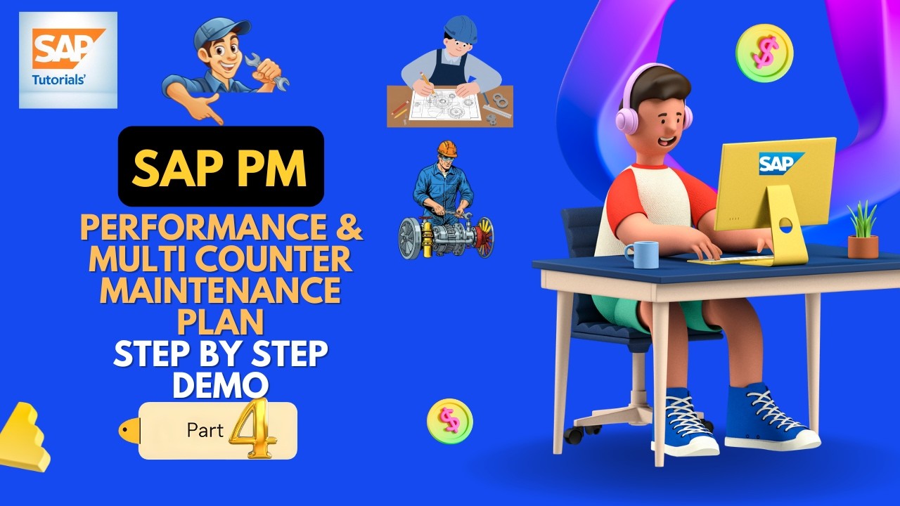 SAP PM Multiple Counter Plan | Cycle Set, Scheduling & Order Creation (Part-4)