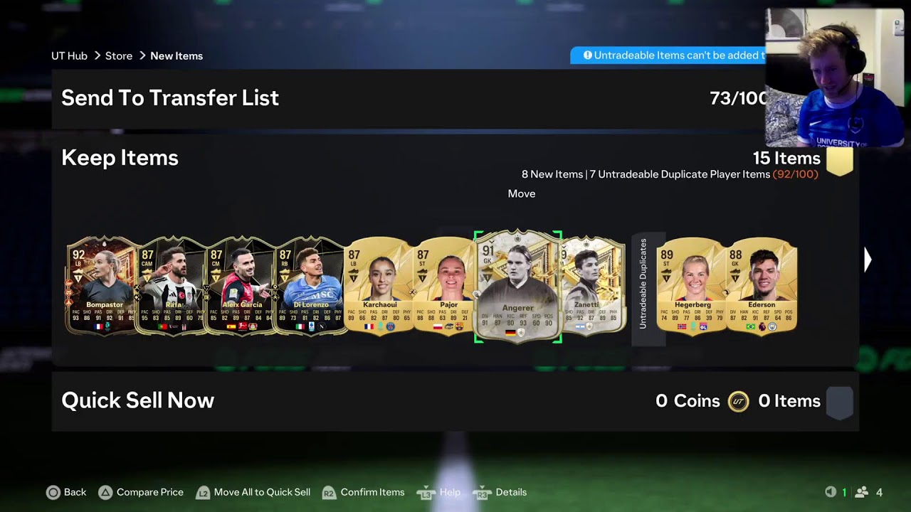 FC 25 Level 40 FUT IMMORTALS Pack Opening