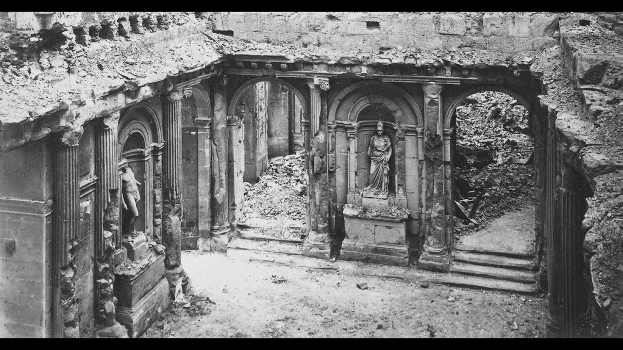 Photos of the Ruins of the Tuileries Palace After the Paris Commune (1871)