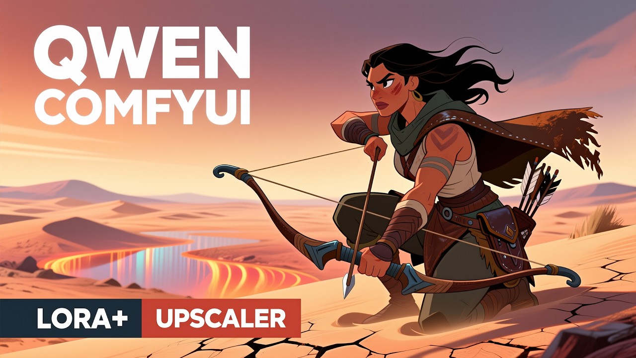 QWEN в ComfyUI — ПОЛНЫЙ ГАЙД: Установка, Настройка и Генерация картинок [Workflows Upscaler и I2I]