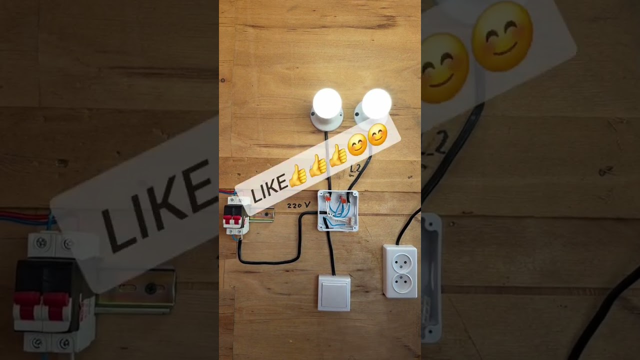 Electrical Wiring: Connecting Multiple Lights via Junction Box. Noldan  Elektr montaj #electrician 