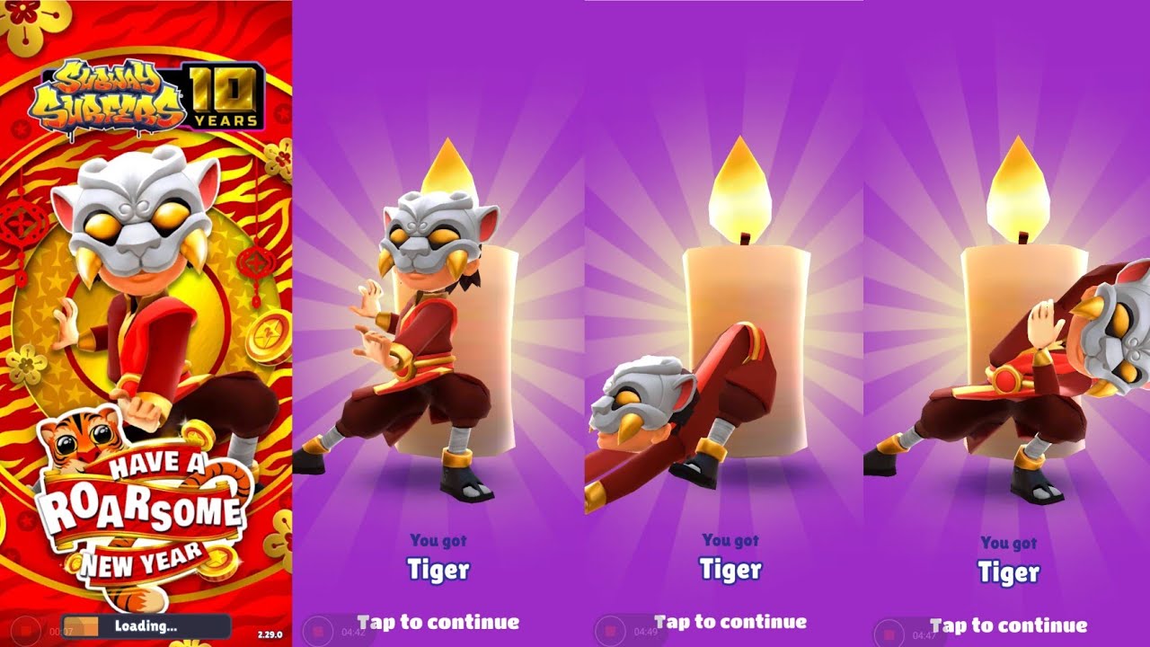 SUBWAY SURFERS LUNAR NEW YEAR 2022  NEW CHARACTER TIGER SEE WHAT'S NEW IN UPDATE CHECK THE GRAPHICS