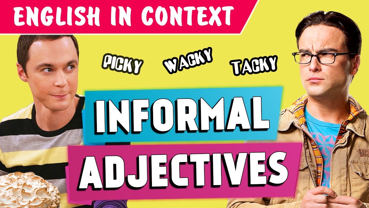 5 INFORMAL ADJECTIVES | Cocky, Wacky..