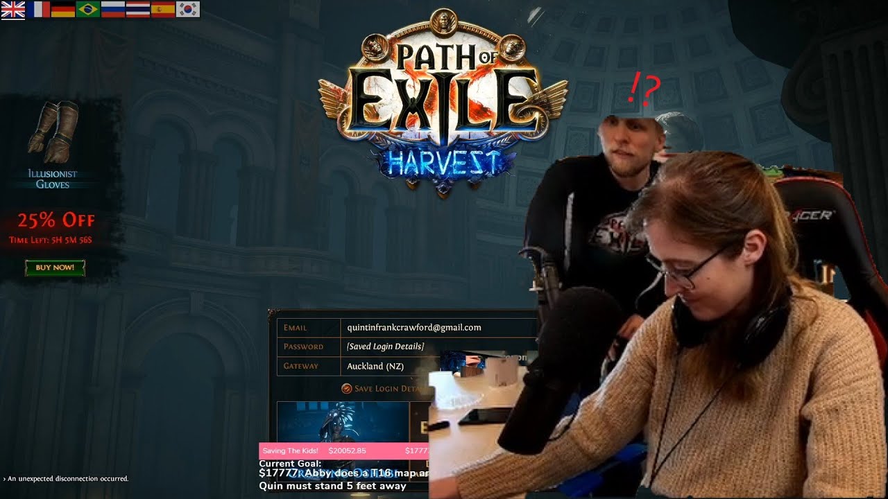 Abby Attempts A Tier 16 Map on Quin's Hardcore Character for Charity!
