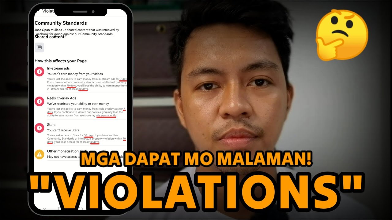 🤔 Gaano katagal bago mawala ang RESTRICTIONS OR VIOLATION? 🤔 #appeal #violations #restrictions