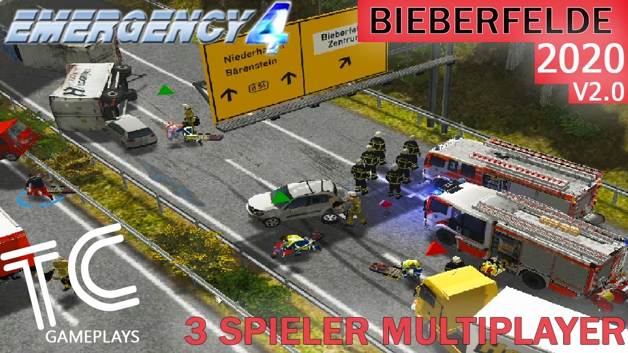 Emergency 4 - Bieberfelde Multiplayer 2020 - V2.0 - Folge15 #ChaosAufDerAutobahn
