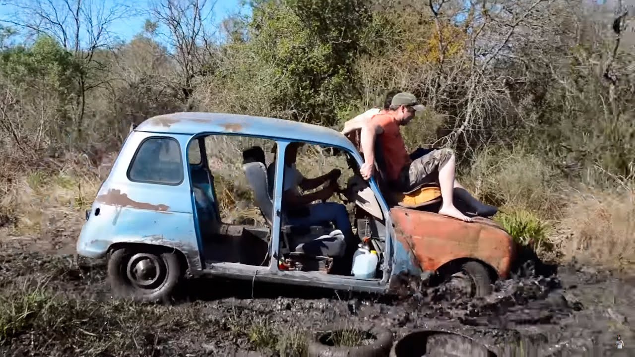 EL AUTO ARGENTINO MAS INDESTRUCTIBLE - UN RENAULT 4L DE 1961 EN ACCION 🚀