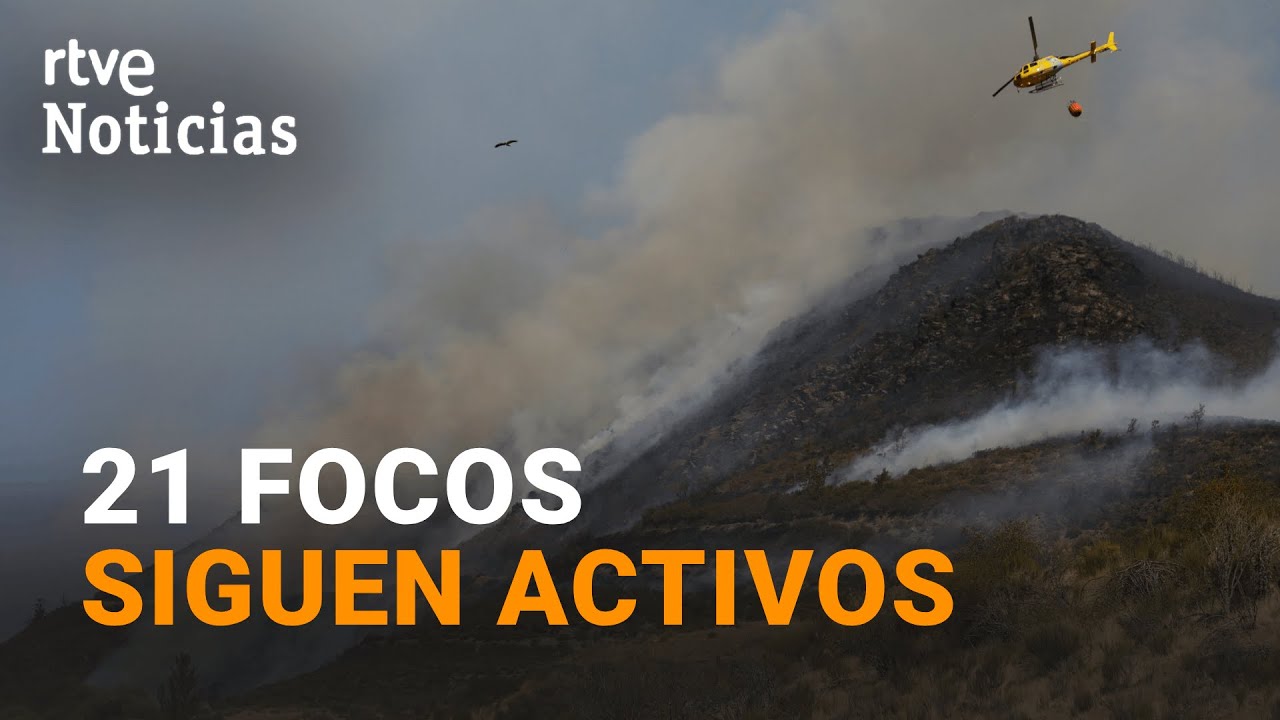 INCENDIOS: El foco de FASGAR se encuentra fuera de la CAPACIDAD de EXTINCIÓN tras 221 días | RTVE