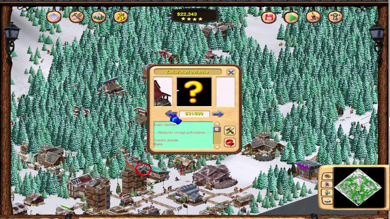 Ski Resort Tycoon II ale to  PRL