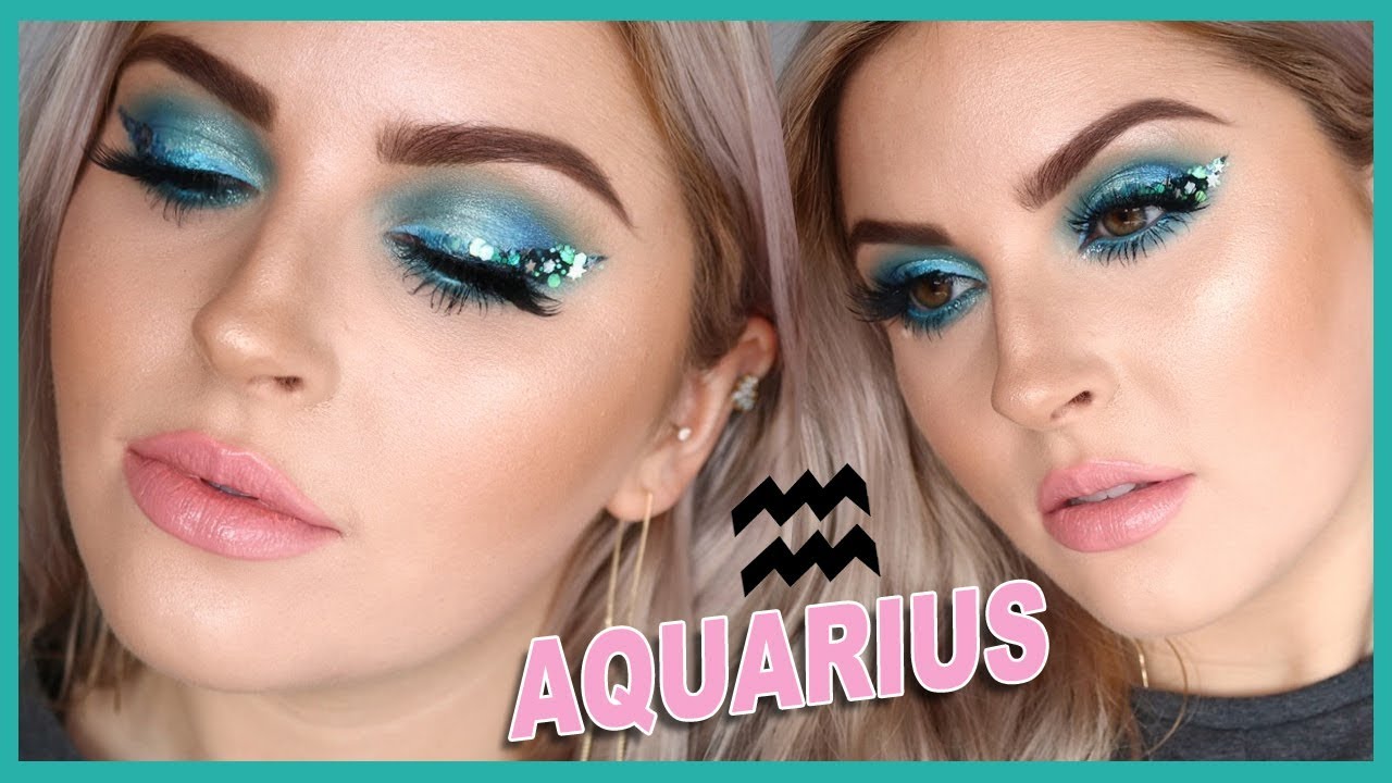 AQUARIUS Makeup Tutorial ♒ ZODIAC SIGNS SERIES 💕