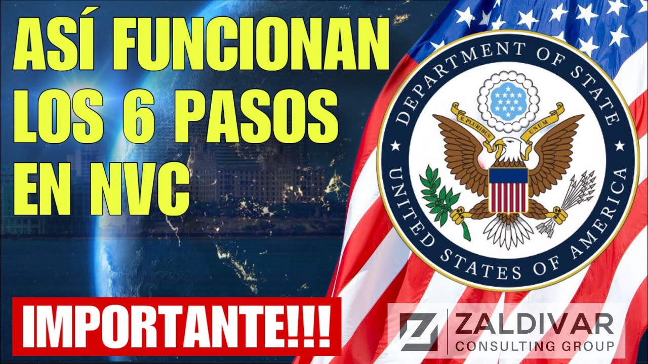 IMPORTANTE!!! AS&Iacute; ES COMO FUNCIONAN LOS 6 PASOS EN EL CENTRO NACIONAL DE VISAS.