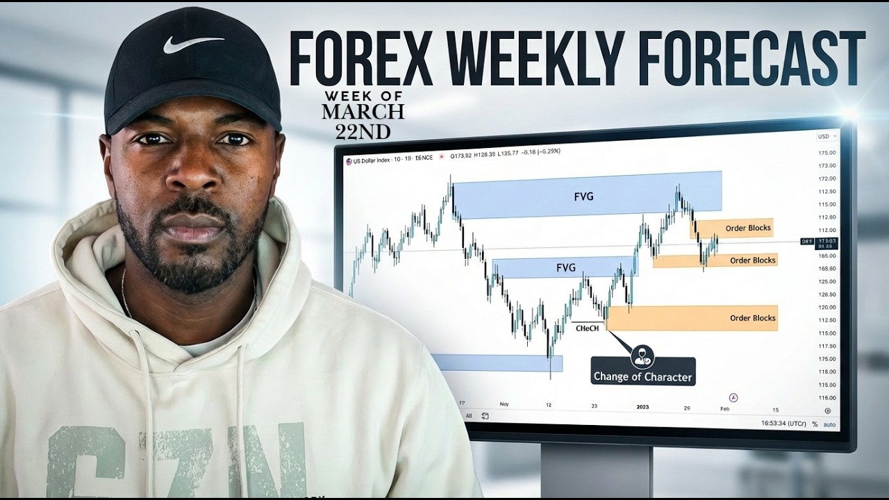 Weekly Forex Forecast | DXY, EURUSD, EURNZD, | SMC Outlook | March 22