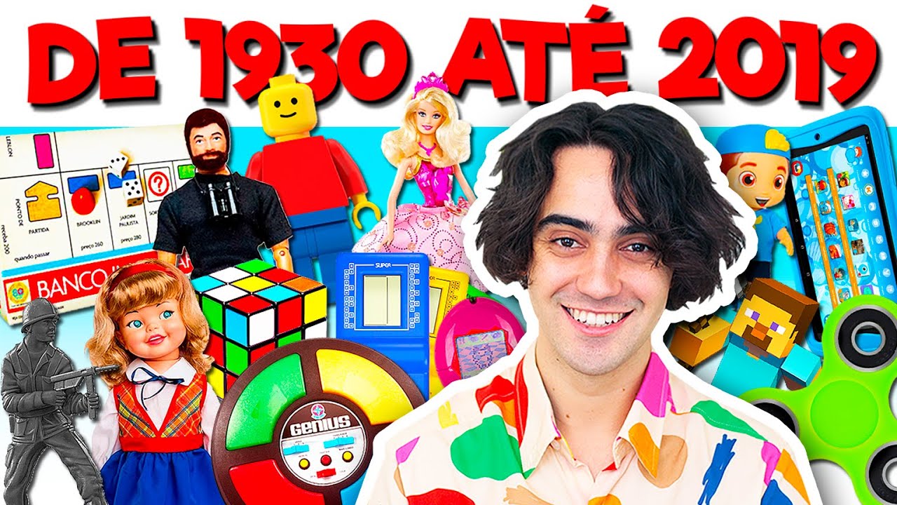 A EVOLUÇÃO DOS BRINQUEDOS NO BRASIL | de 1930 até hoje!