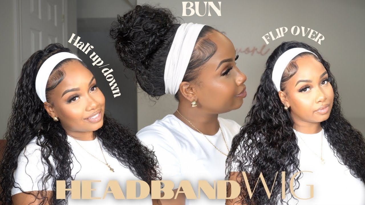 The Most Versatile Upgrade Headband wig with Drawstring Ft UNice Hair