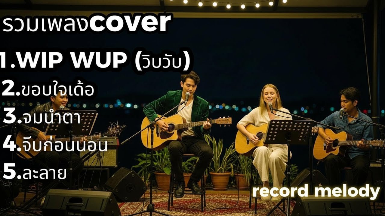 รวมเพลง Cover เวอร์ชันอะคูสติก | เพลงโดนใจ ฟังเพลินไม่มีสะดุด | record melody