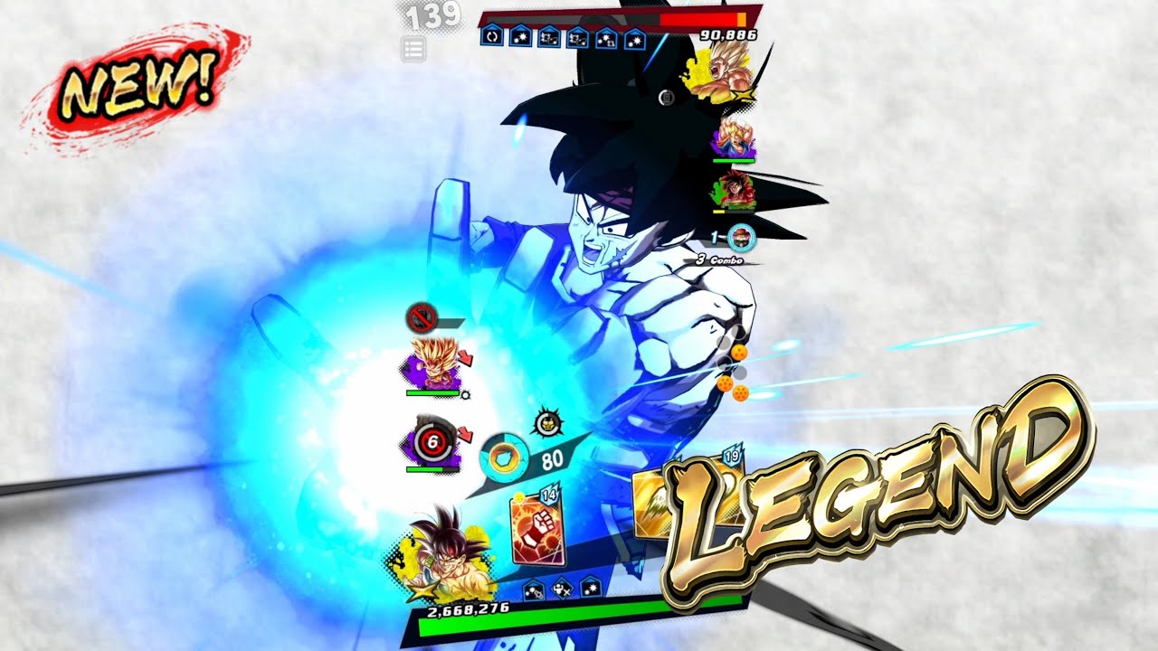 Immortal Ability!!-NEW LEGEND Bardock All the Unseen Animations!!-Non LF Win!!-Dragon Ball Legends 
