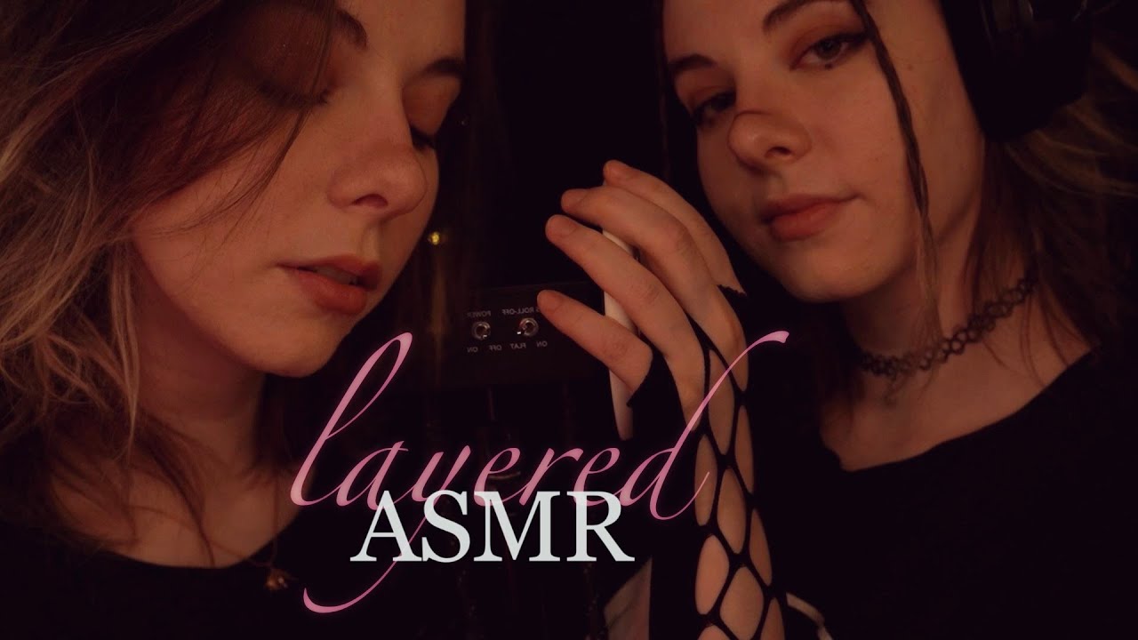 layered ASMR | Sleepy Whispering, Soft Sounds & Slow Ear to Ear Brushing