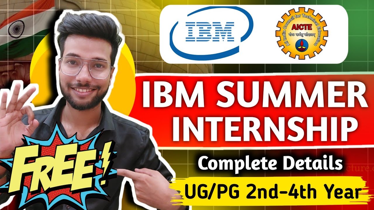 IBM Online Internship 2025 | 6 Weeks Free Training + Certificate | Apply Now via AICTE Portal