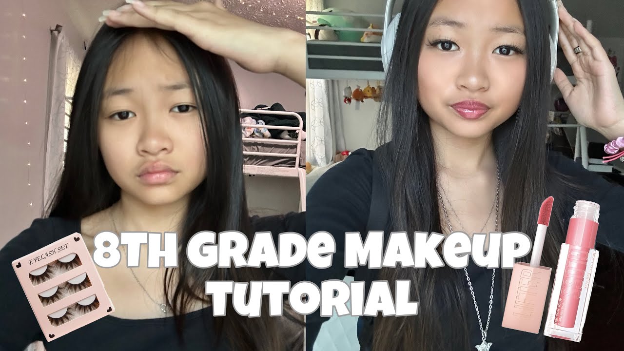 8TH GRADE MAKEUP TUTORIAL!! LIGHT- MEDIUM COVERAGE MAKEUP!! | AsianCandi |