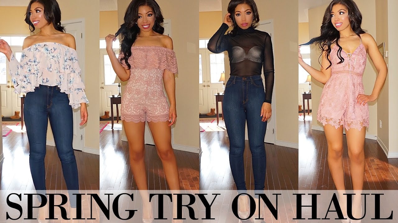 HUGE AFFORDABLE SPRING FASHION HAUL & TRY ON Feat. Fashion Nova