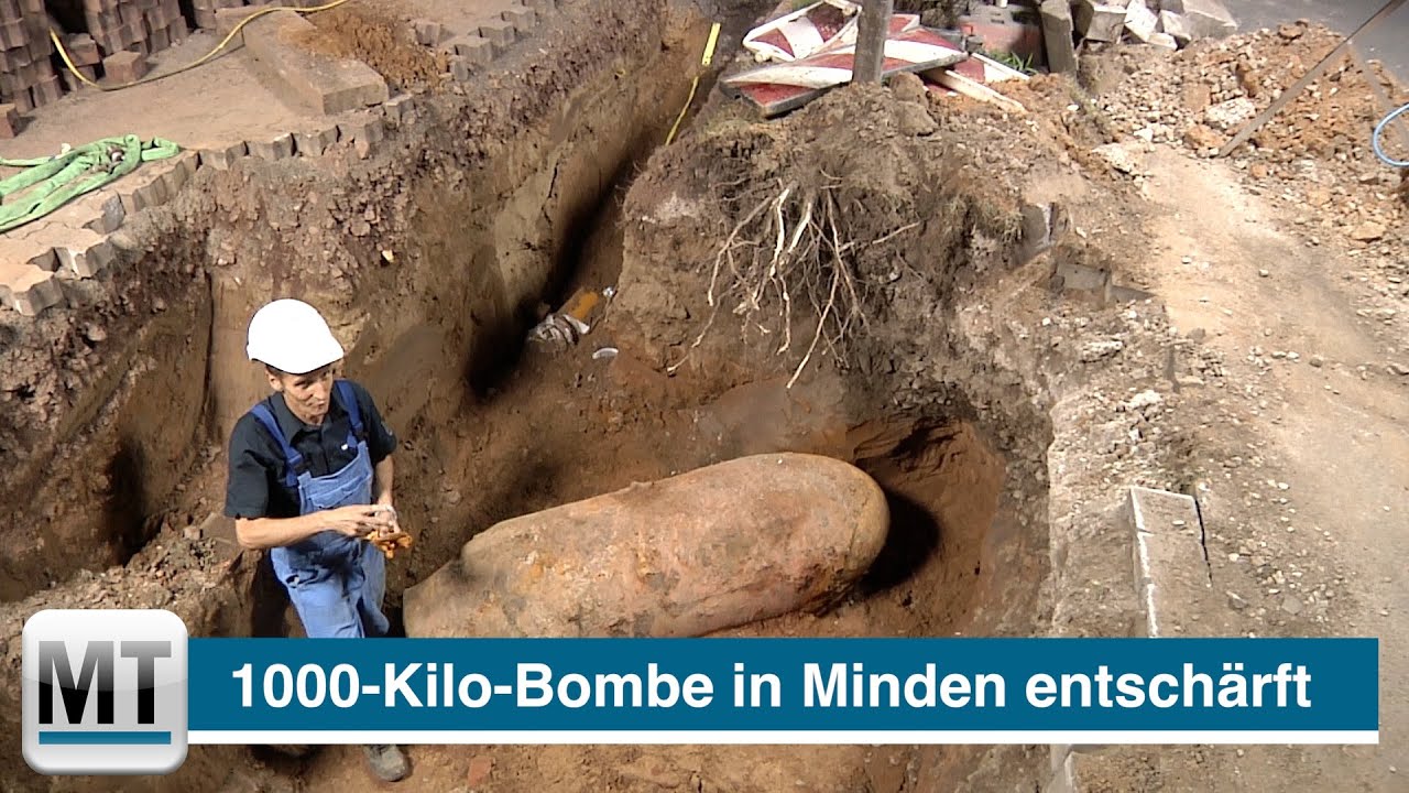 1000-Kilo-Bombe in Minden entschärft