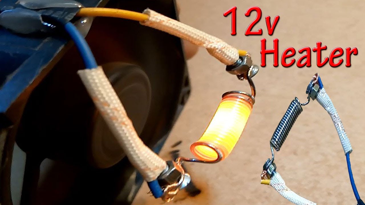 DIY 12V Mini Room Heater That Actually Works