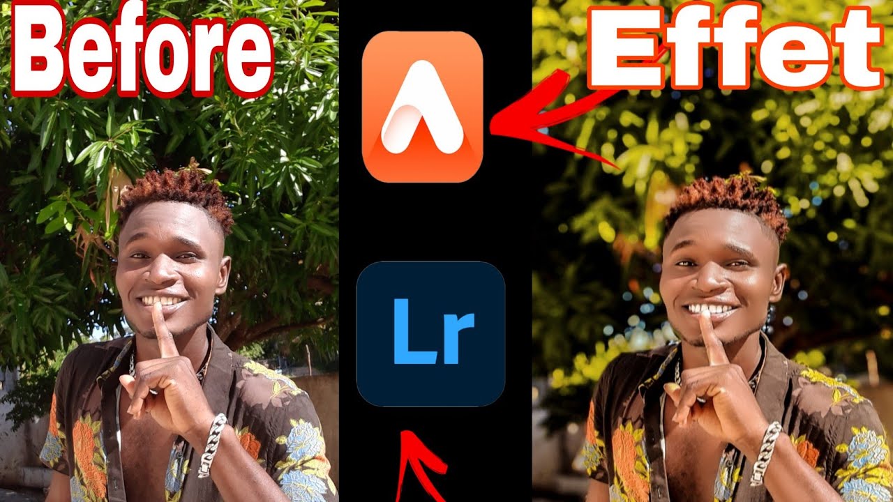Me kòman pou travay yon Photo sou Telefòn ou Avèk Adobe Lightroom Airbrush byen rapid byen fasil 💯😱😱