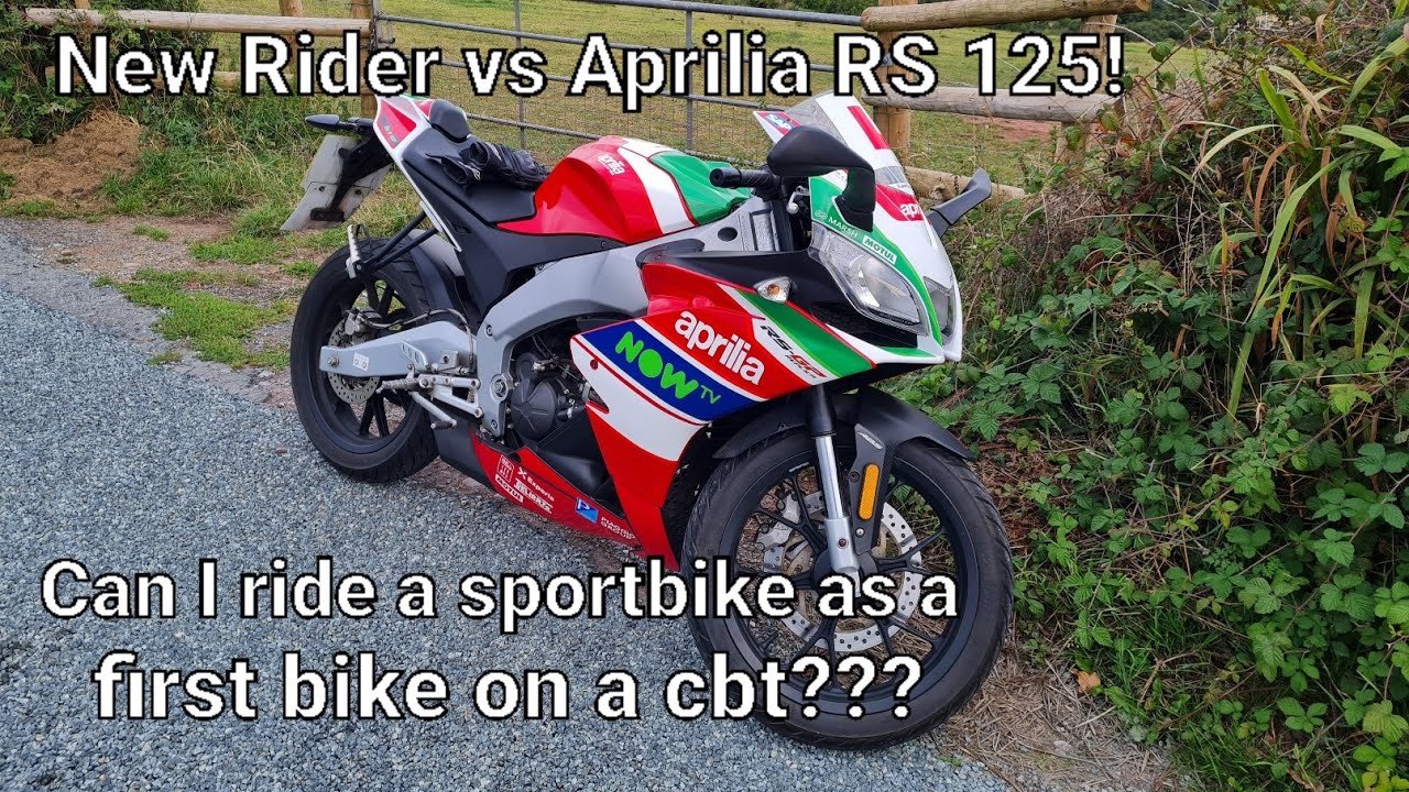 Riding An Aprilia RS4 125 GP Replica Sportbike, As A New Rider