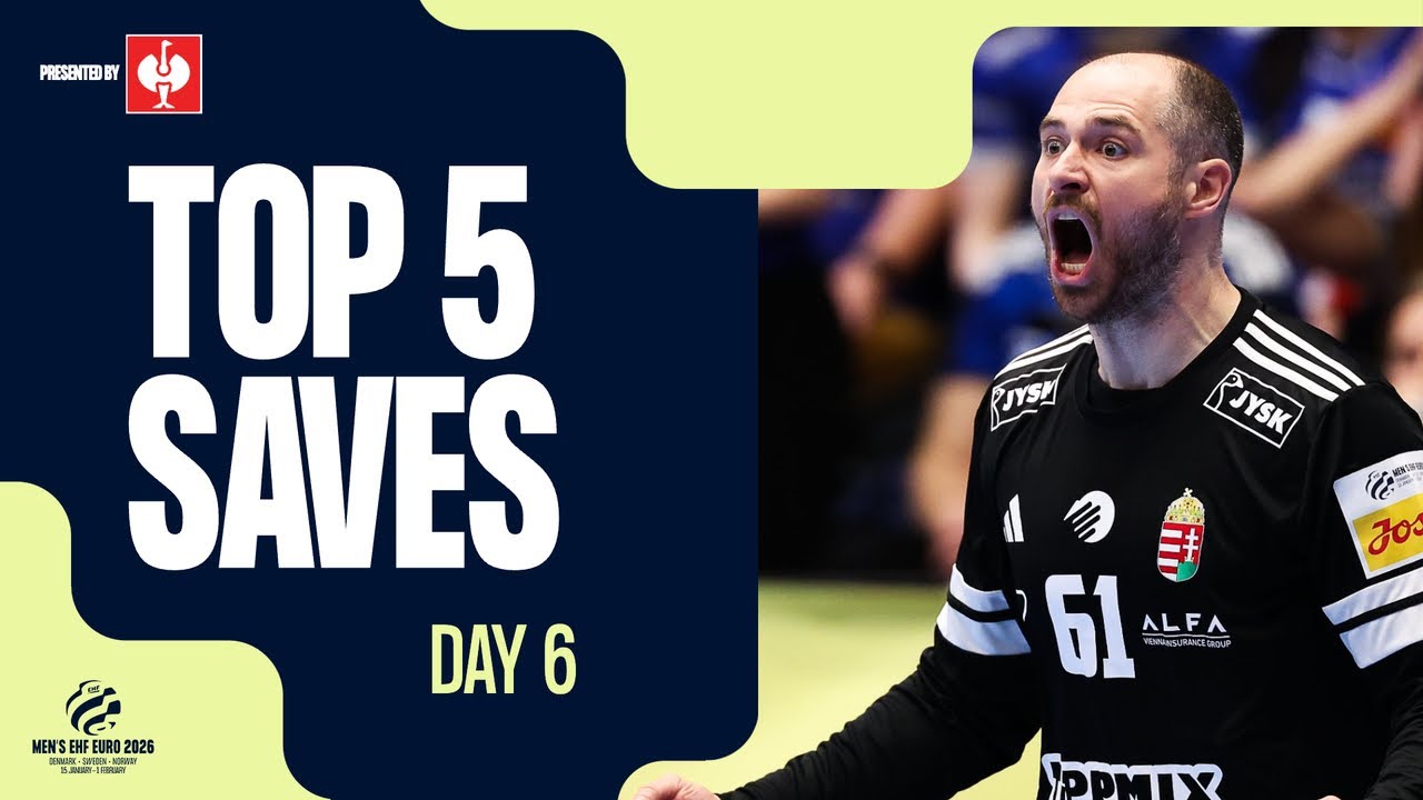 Top 5 Saves | Day 6 | Men's EHF EURO 2026
