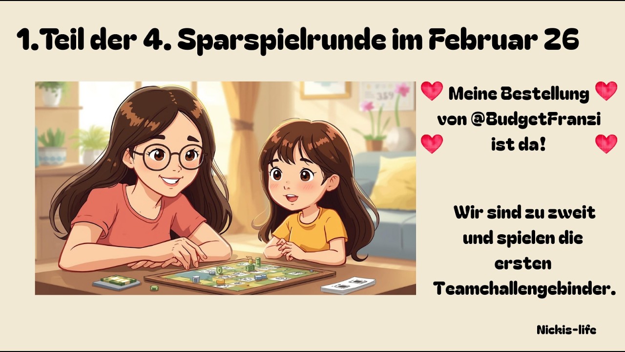 🎲 Teil 1 der 4. Spielerunde  Februar 2026 + Bestellung @BudgetFranzi 🎲  #sparspiele #sparchallenge 