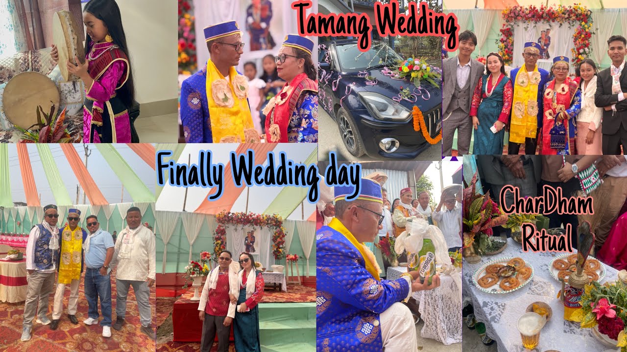 Part 1-My Uncle’s wedding scene||Tamang tribe wedding ritual ||Dampfu ko taal ma dance @rio_tamang 