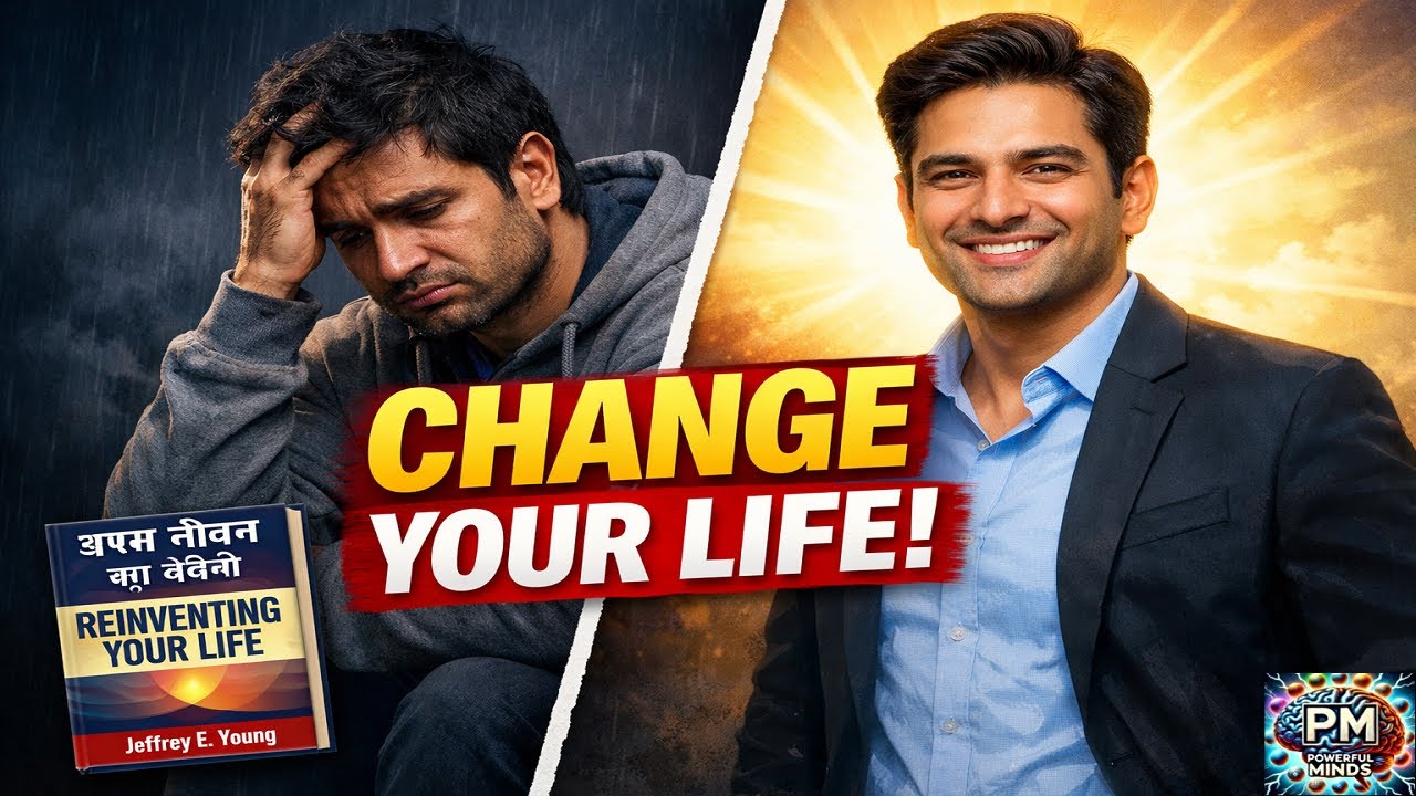 रीइनवेंटिंग योर लाइफ  जेफ्री ई. यंग Reinventing Your Life in Hindi  Jeffrey E. Young Powerful Minds