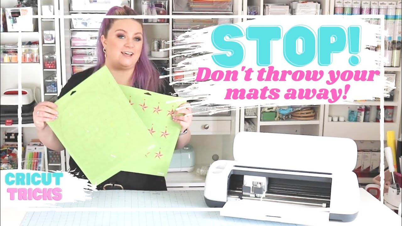 QUICK TIP! How to clean your Cricut mats to make them last longer