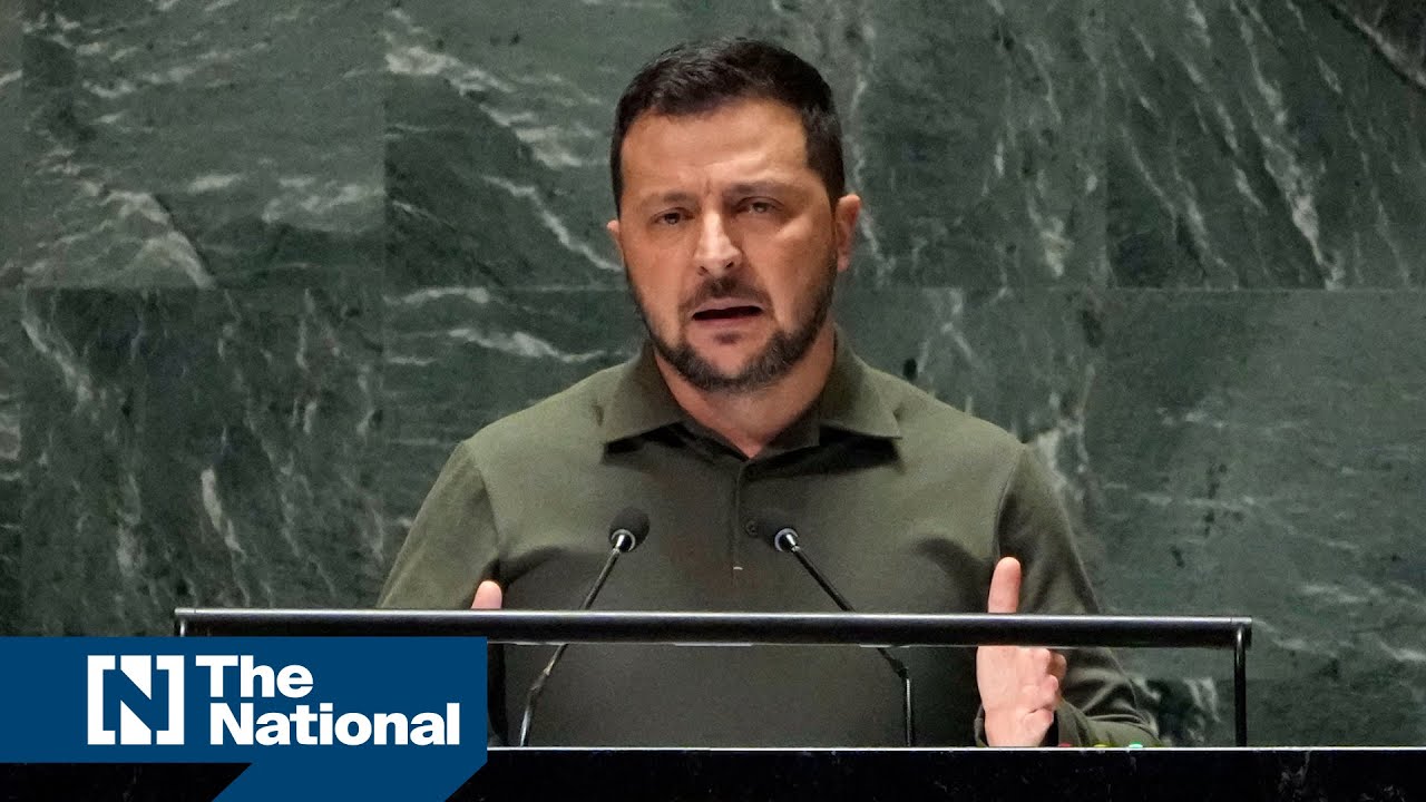 Volodymyr Zelenskyy blasts Russia during first in-person UNGA speech since invasion