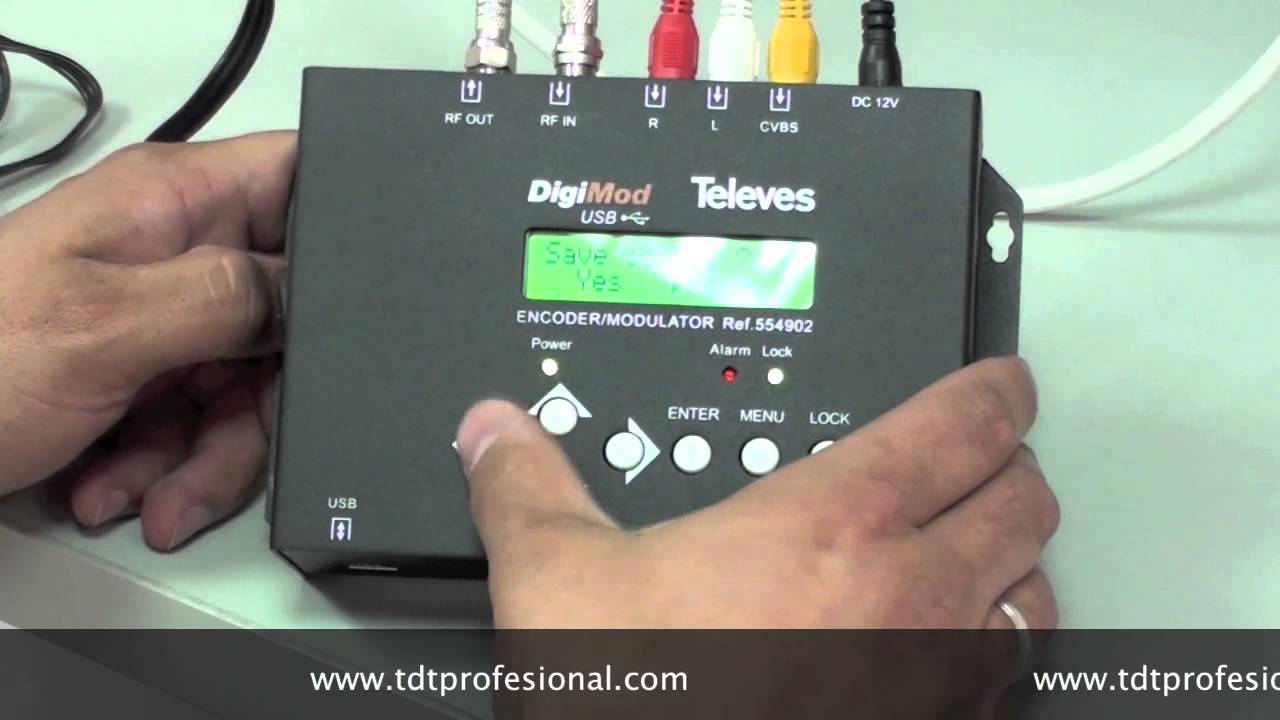 Manual de instalación de Modulador Televes TDT