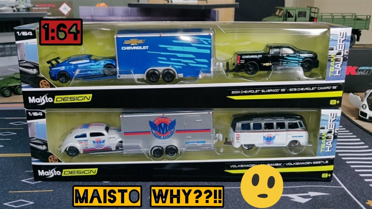 Maisto Why⁉️ Maisto Design Team Haulers‼️ Volkswagen and Chevrolet.