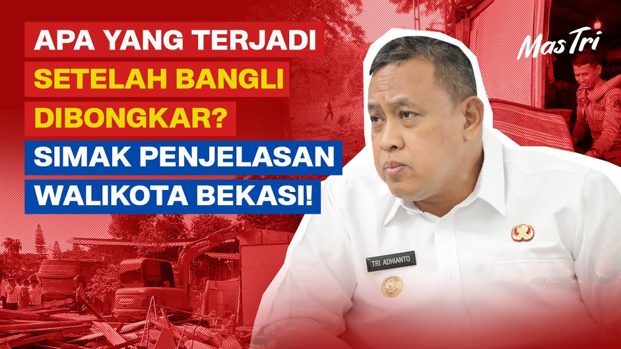 Penjelasan Walikota Bekasi Soal Rencana Setelah Bangunan Liar Digusur