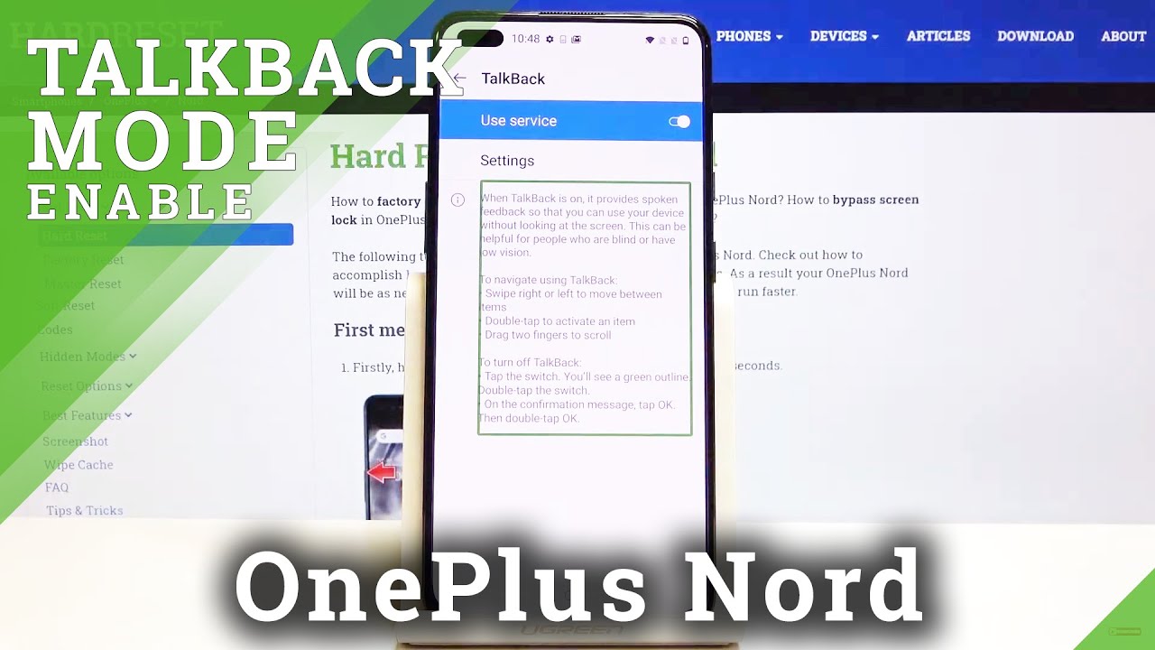 Как активировать TalkBack на OnePlus Nord &mdash; Используйте TalkBack
